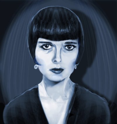 Louise Brooks, 2021 (digitaal) door Neale Osborne