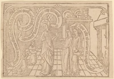 Pagina uit "Canticum Canticorum": 2e Editie door Netherlandish 15th Century