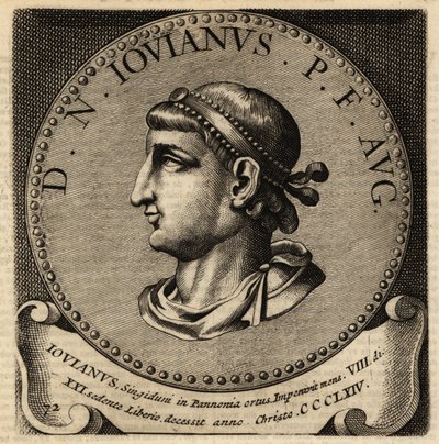Portret van Romeinse keizer Jovianus door Netherlandish School