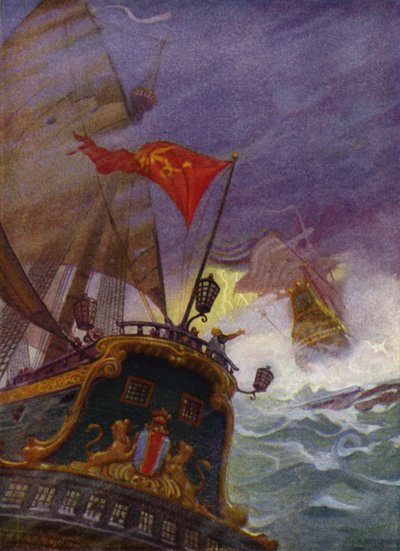 Illustratie voor Westward Ho! door Charles Kingsley door Newell Convers (after) Wyeth