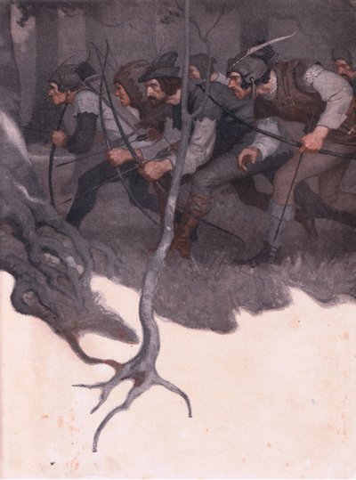 Binnenomslag ontwerp door Newell Convers Wyeth