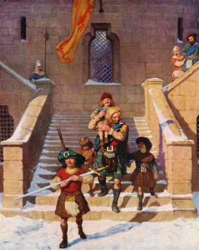 Wallace en de Kinderen door Newell Convers Wyeth