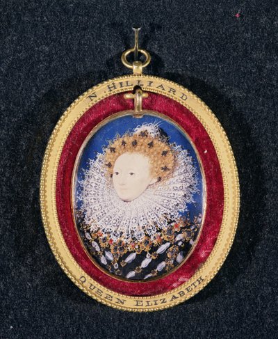 Portret van Koningin Elizabeth I door Nicholas Hilliard