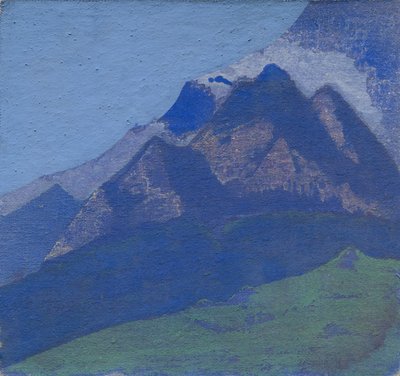 Bergstudie door Nicholas Roerich