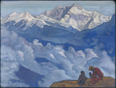 Parel van het zoeken, "Zijn land" serie, 1924 door Nicholas Roerich