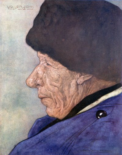Een Mannenhoofd, Volendam door Nico Jungman