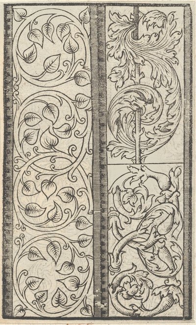 Esemplario di lavori, pagina 6 recto, augustus 1529 door Nicolò Zoppino