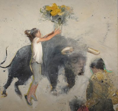 Stier met Roos door Nicola Pucci