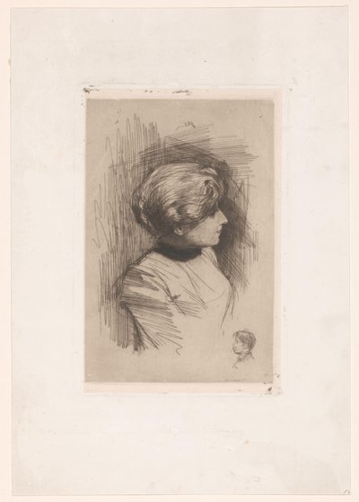 Portret van een onbekende vrouw door Nicolaas van der Waay