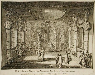 De grot van Ganimedes door Nicolaes Jansz  Visscher
