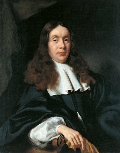 Portret van een man door Nicolaes Maes