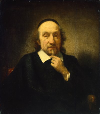 Portret van een man door Nicolaes Maes