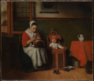  door Nicolaes Maes
