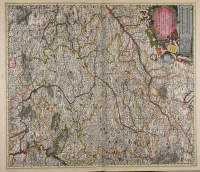Ducatus Wurtenbergensis cum adjacentibus quibusdam Sueviae regionibus accuratissime in hanc tabulam redactus door Nicolaes Visscher