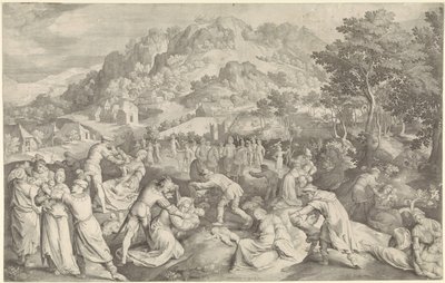 Kindermoord van Bethlehem door Nicolaes de Bruyn