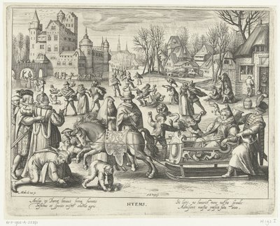 Winter door Nicolaes de Bruyn
