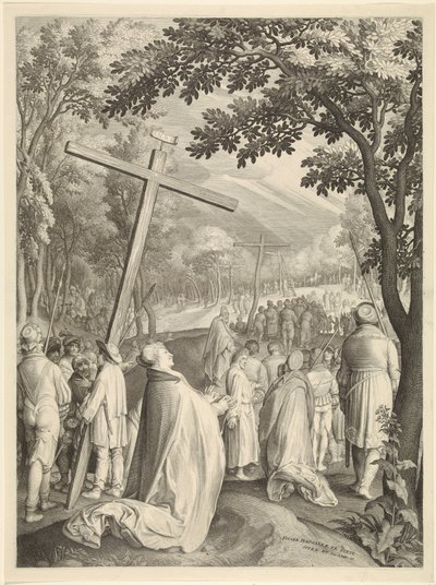 Zweetdoek van Veronica (Passie van Christus) door Nicolaes de Bruyn