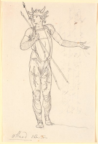 Ottard, zoon van Ebbe door Nicolai Abildgaard