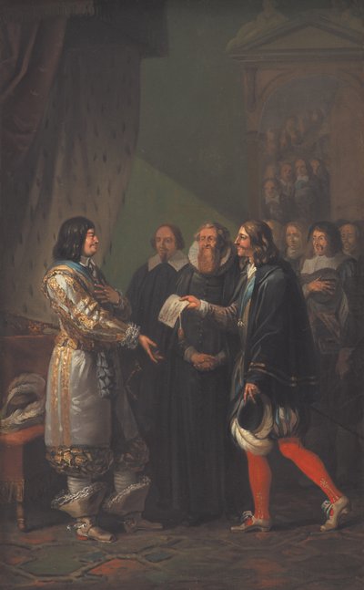 Absolute Monarchie Toegewezen aan Frederik III van Denemarken in 1660, 1783 door Nicolai Abraham Abildgaard