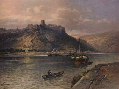Ruïne Rheinfels, Rheinfels Kasteel, 1923 door Nicolai Astudin