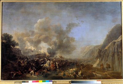 Campagne van Egypte (1798-1801): Slag bij Nazareth, 8/04/1799 door Nicolas Antoine Taunay