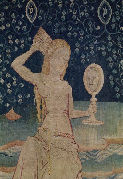 De Hoer van Babylon, nummer 64 uit De Apocalyps van Angers (detail) door Nicolas Bataille