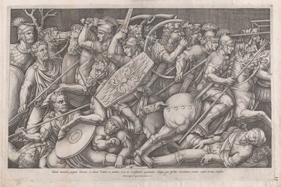 Speculum Romanae Magnificentiae: Daican Oorlog, 1553 door Nicolas Beatrizet