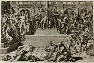 De Slachting van de Onschuldigen door Nicolas Beatrizet