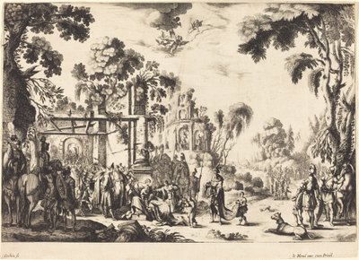 De Aanbidding der Wijzen door Nicolas Cochin