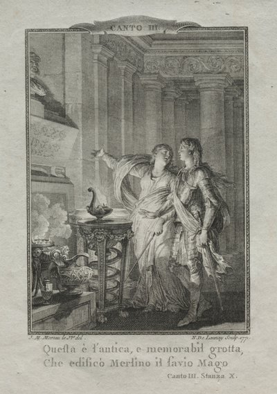 In de grot van Merlijn, de tovenaar door Nicolas Delaunay
