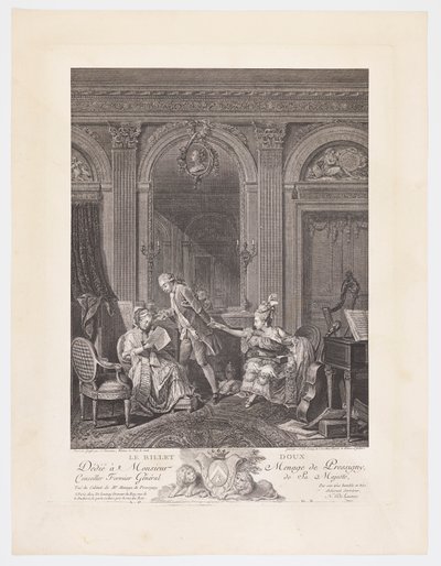 Het liefdesbriefje door Nicolas Delaunay