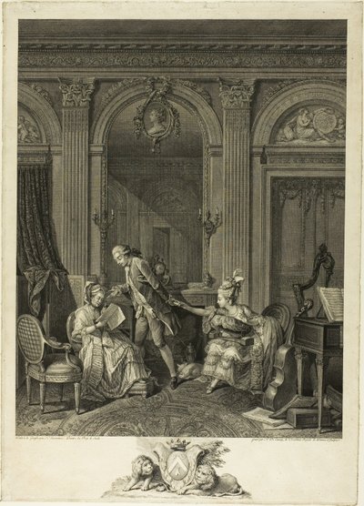 De liefdesbrief door Nicolas Delaunay