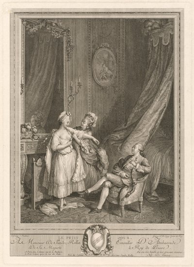 De Kleine Dag door Nicolas Delaunay after Sigmund Freudenberger