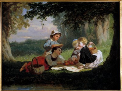 Le gouter champetre door Nicolas Edward Gabe