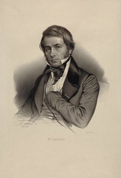 Portret van de filosoof Victor Cousin 1792-1867 door Nicolas Eustache Maurin