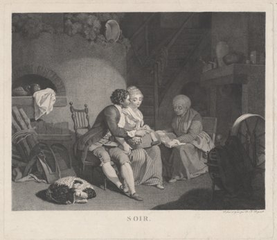Soir door Nicolas Francois Regnault