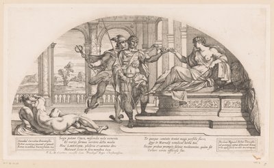 Odysseus bij Circe door Nicolas Mignard