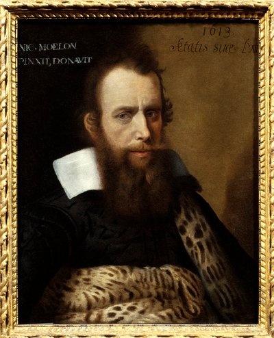 Portret van Eustache de La Salle door Nicolas Moillon