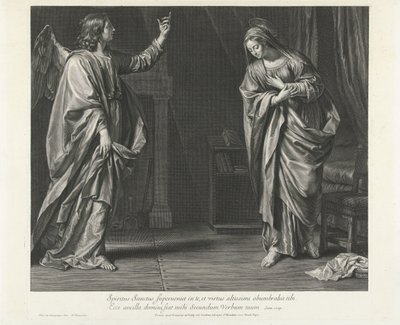 Annunciatie door Nicolas Pitau (I)