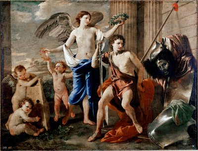 Davids triomf door Nicolas Poussin