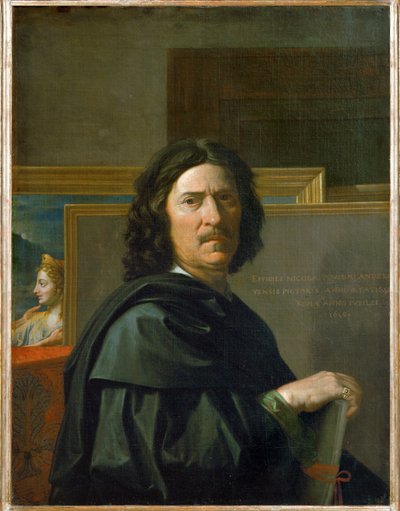 Zelfportret ... door Nicolas Poussin