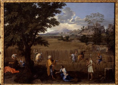 Zomer of Ruth en Boaz door Nicolas Poussin