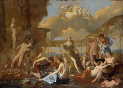 Het rijk van Flora door Nicolas Poussin