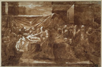 De uiterste zalving door Nicolas Poussin
