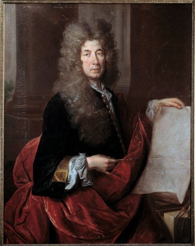 Portret van Jules Hardouin Mansart door Nicolas de Largillière
