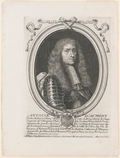 Portret van Antoine d door Nicolas de Larmessin