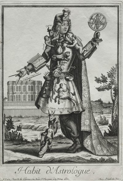 Fantasie Kostuums: Kostuum van de Astrologer door Nicolas de Larmessin II