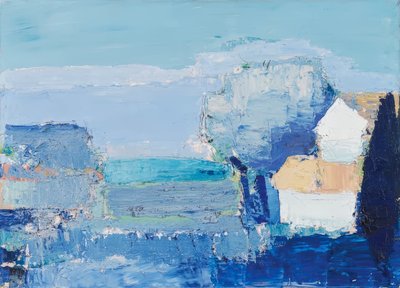 Mediterraan landschap door Nicolas de Staël
