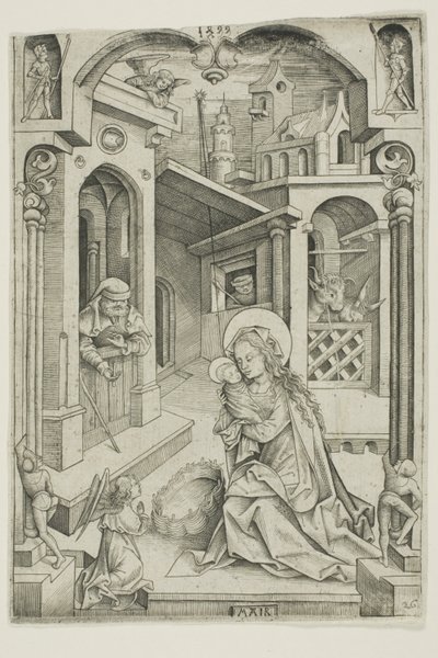 De Geboorte door Nicolaus Alexander Mair von Landshut