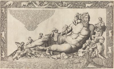 De Riviergod Nijl door Nicolaus Beatrizet